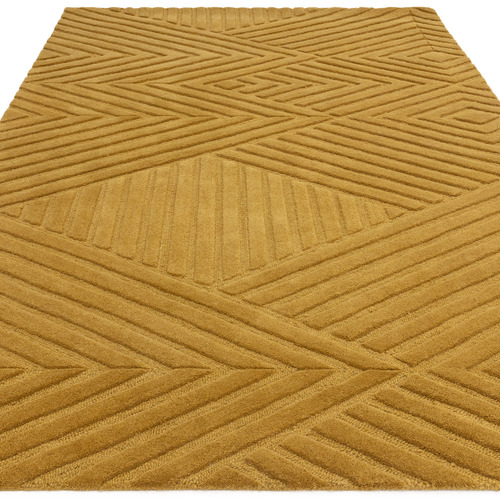 Ochre Hague Chevron Hand-Tufted Wool Rug