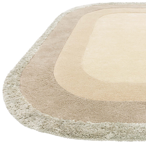 Calico Halo Hand-Tufted Wool & Viscose Oval Rug