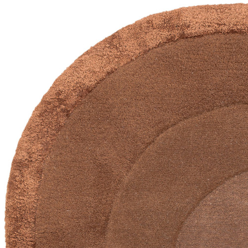 Clay Halo Hand-Tufted Wool & Viscose Oval Rug