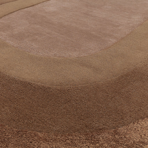 Clay Halo Hand-Tufted Wool & Viscose Oval Rug