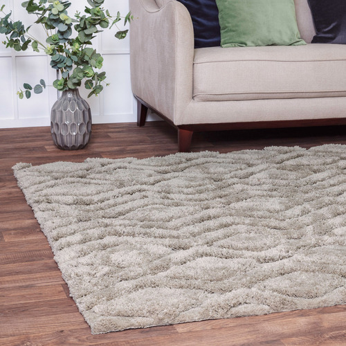 Greige Harrison Table-Tufted Rug