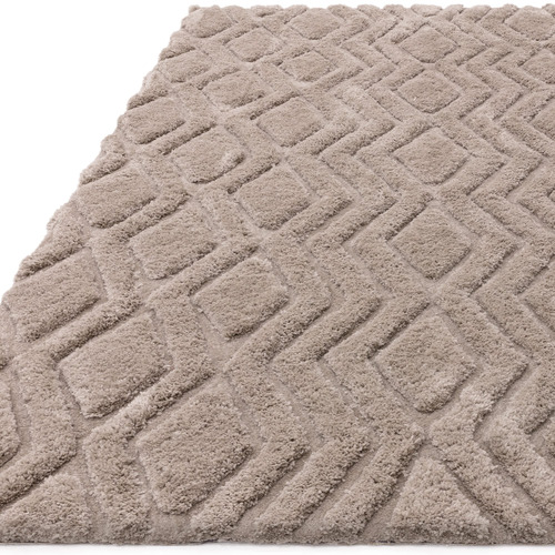 Greige Harrison Table-Tufted Rug