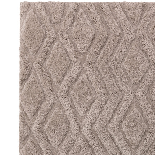 Greige Harrison Table-Tufted Rug
