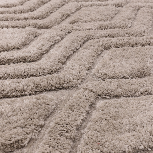 Greige Harrison Table-Tufted Rug