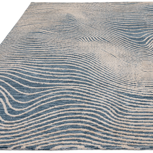 Blue Mason Microfibre Rug