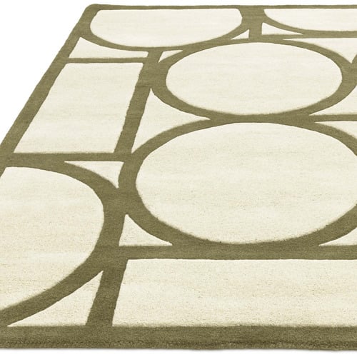 Khaki Metro Hand-Tufted Wool Rug