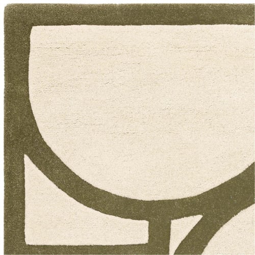 Khaki Metro Hand-Tufted Wool Rug