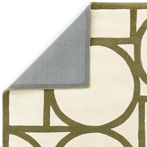 Khaki Metro Hand-Tufted Wool Rug