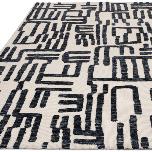 Mason Script Microfibre Rug
