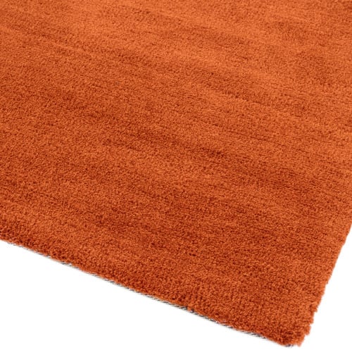 Rust Milo Table-Tufted Rug