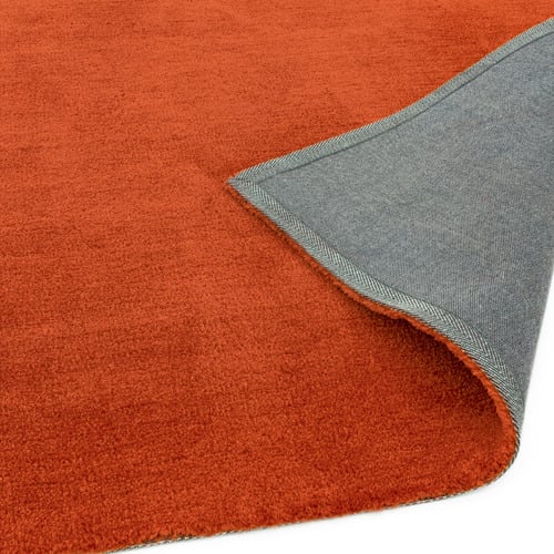 Rust Milo Table-Tufted Rug