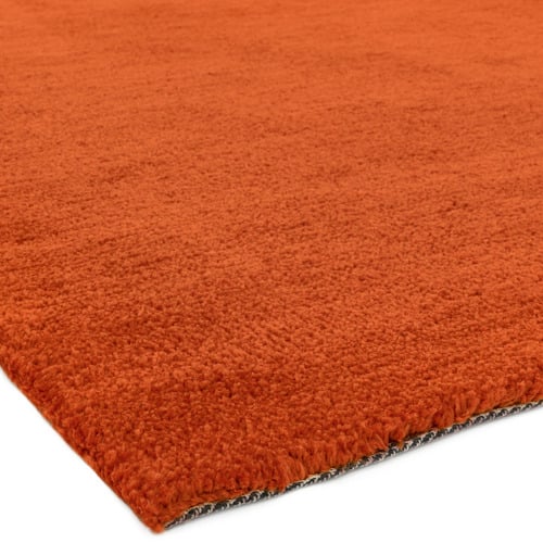 Rust Milo Table-Tufted Rug | Temple & Webster