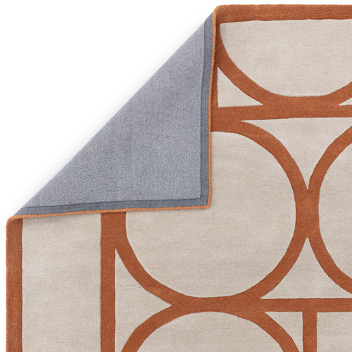 Rust Metro Hand-Tufted Wool Rug