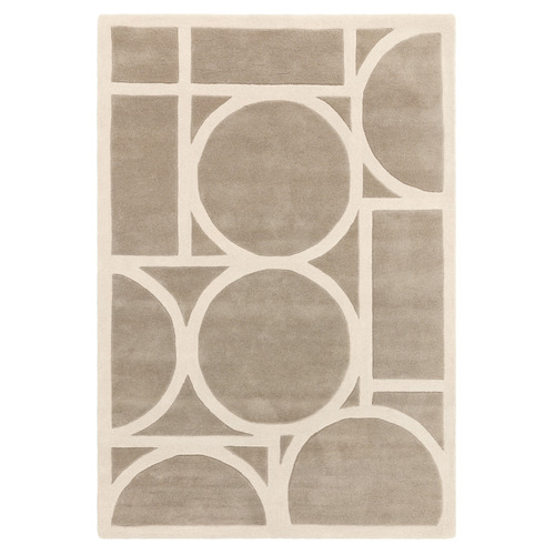 Taupe Metro Hand-Tufted Wool Rug