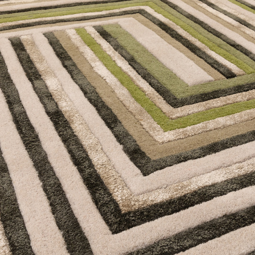 Forest Matrix Hand-Tufted Wool & Viscose Rug