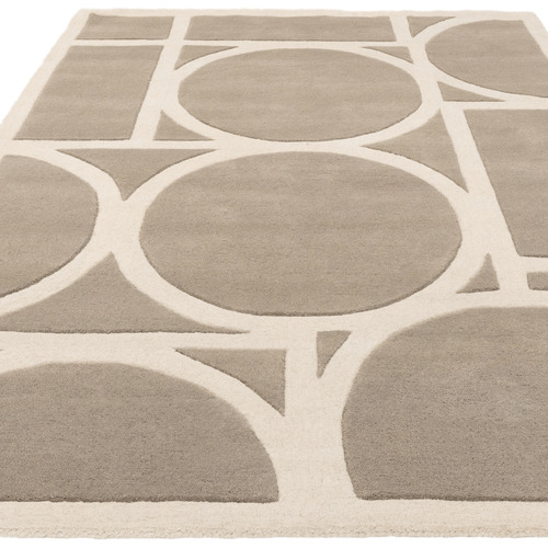 Taupe Metro Hand-Tufted Wool Rug