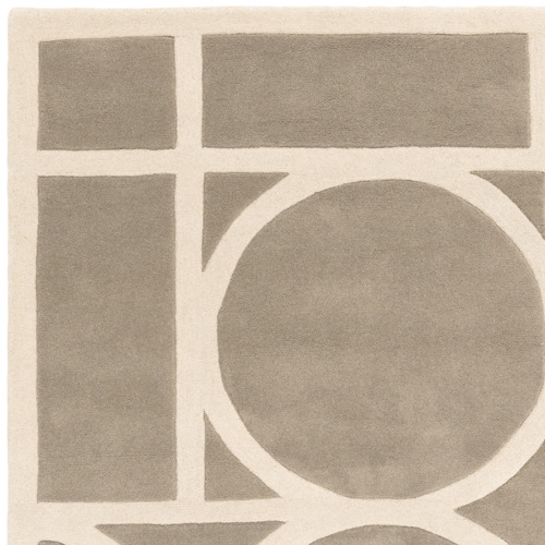 Taupe Metro Hand-Tufted Wool Rug