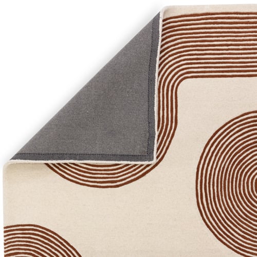 Amber Matrix Arch Hand-Tufted Wool Rug