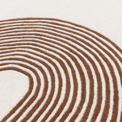Amber Matrix Arch Hand-Tufted Wool Rug