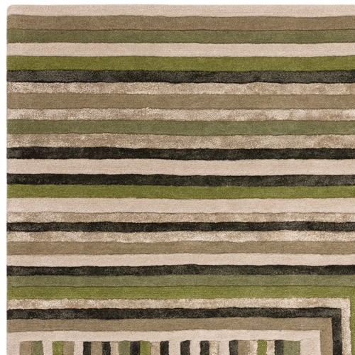 Forest Matrix Hand-Tufted Wool & Viscose Rug