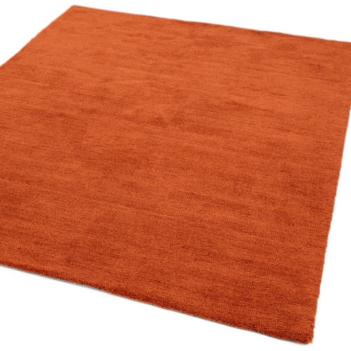 Rust Milo Table-Tufted Rug