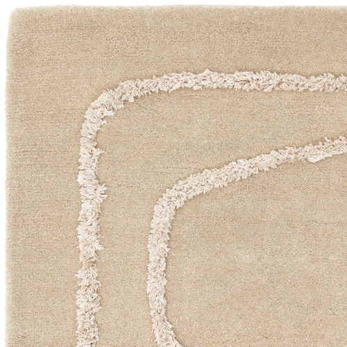 Sand Matrix Infinity Hand-Tufted Wool & Viscose Rug