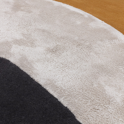 Ochre Matrix Hand-Tufted Wool & Viscose Rug
