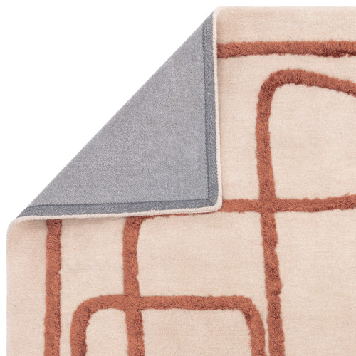 Copper Matrix Infinity Hand-Tufted Wool & Viscose Rug