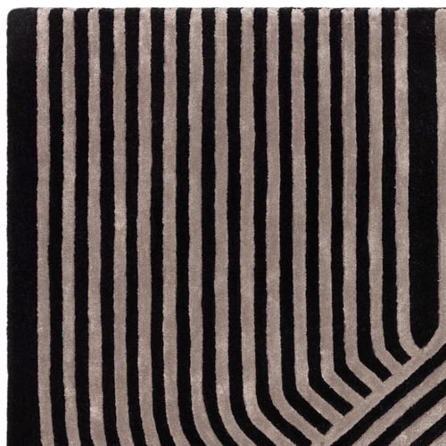 Gunmetal Matrix Solstice Hand-Tufted Wool & Viscose Rug