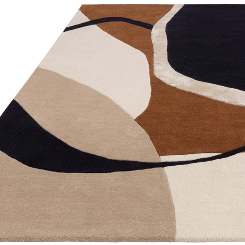 Rust Matrix Hand-Tufted Wool & Viscose Rug