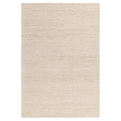 Blonde Oakley Flat Weave Jute & Cotton Rug