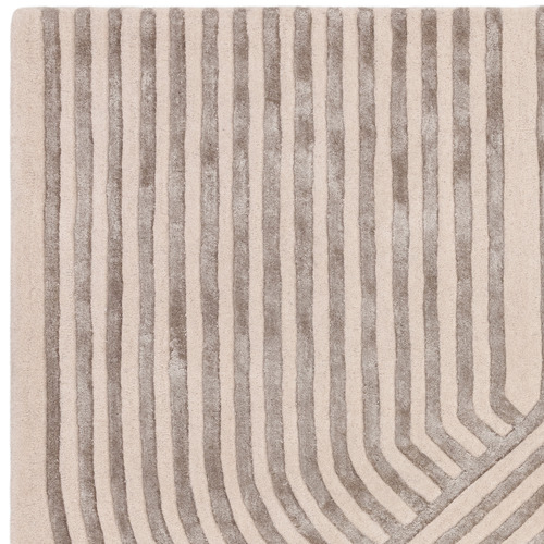 Ivory Matrix Solstice Hand-Tufted Wool & Viscose Rug