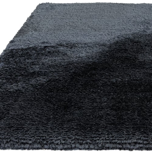 Navy Plush Hand-Woven Rug