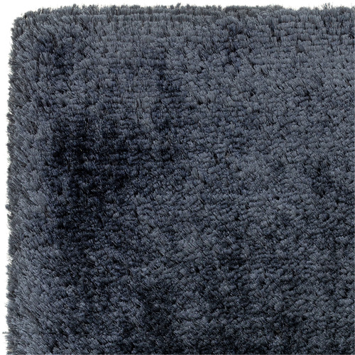 Navy Plush Hand-Woven Rug