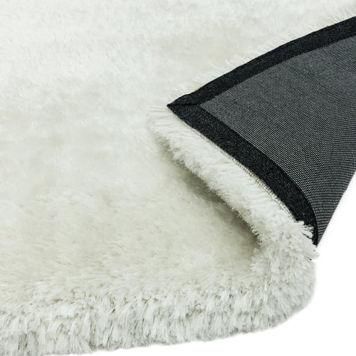 White Plush Hand-Woven Rug