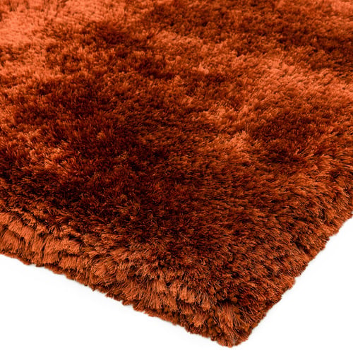 Rust Plush Hand-Woven Rug | Temple & Webster