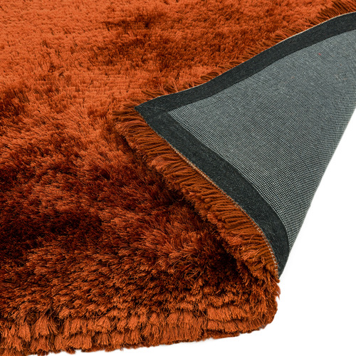 Rust Plush Hand-Woven Rug