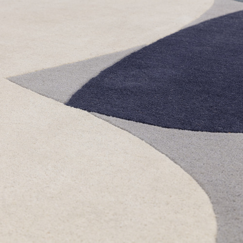 Reef Mid-Century Hand-Tufted Wool Rug