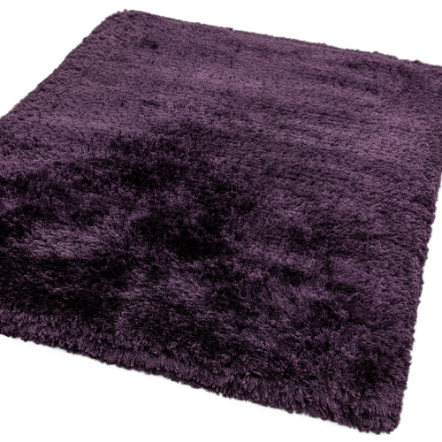 Purple Plush Hand-Woven Rug