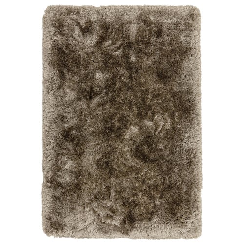 Taupe Plush Hand-Woven Rug