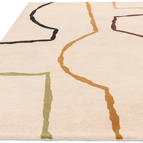 Reef Linear Hand-Tufted Wool Rug