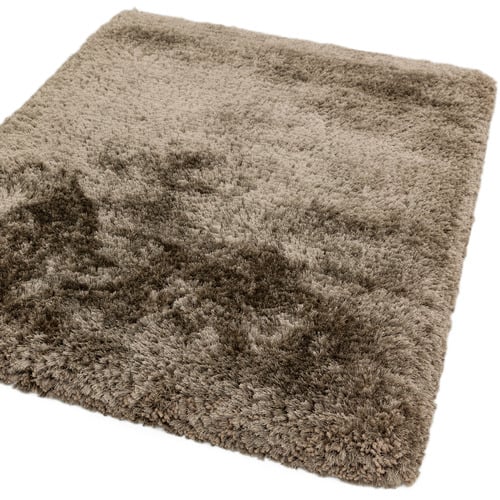 Taupe Plush Hand-Woven Rug