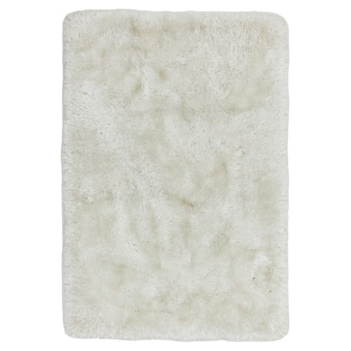 White Plush Hand-Woven Rug