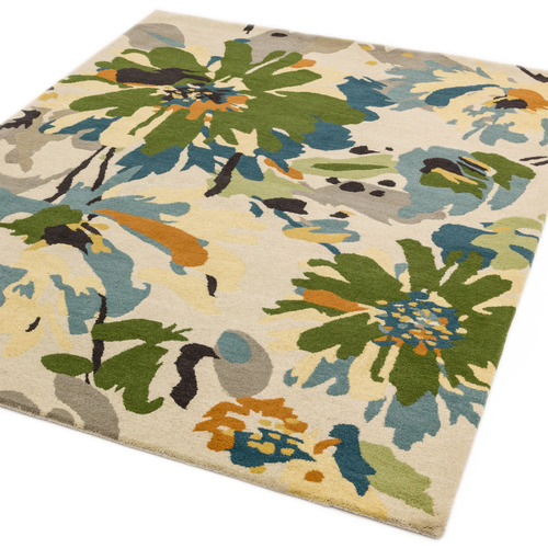Reef Floral Hand-Tufted Wool Rug