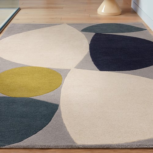 Reef Mid-Century Hand-Tufted Wool Rug