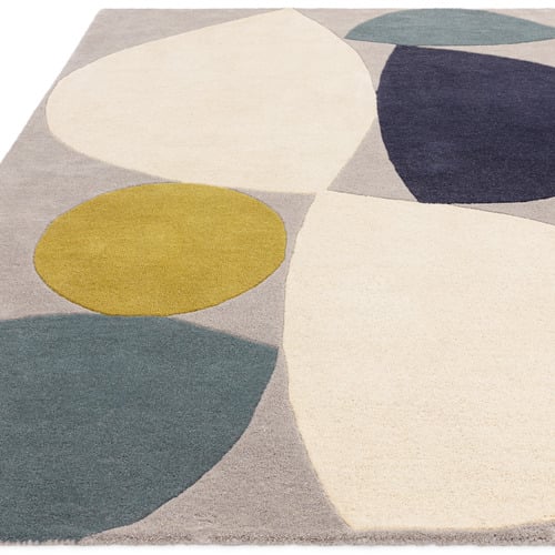 Reef Mid-Century Hand-Tufted Wool Rug
