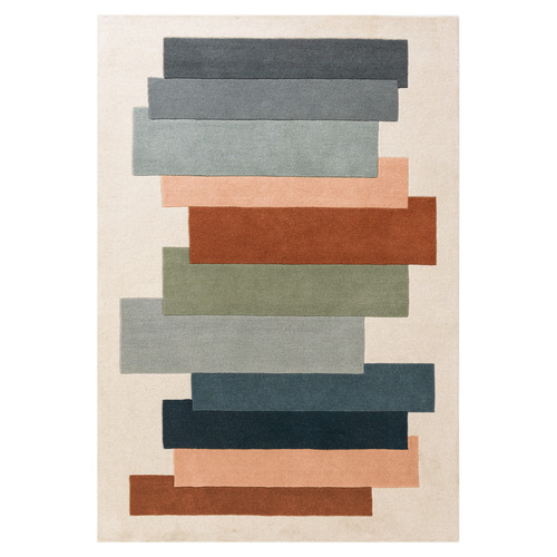 Reef Stacks Hand-Tufted Wool Rug