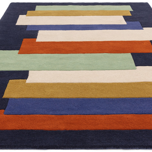 Multi Reef Stacks Hand-Tufted Wool Rug