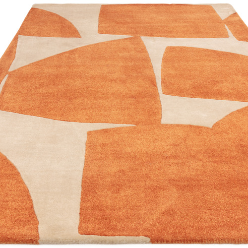 Orange Romy Kite Hand-Tufted Indoor/Outdoor Rug