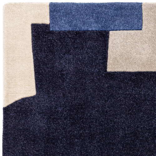 Blue Romy Element Hand-Tufted Indoor/Outdoor Rug